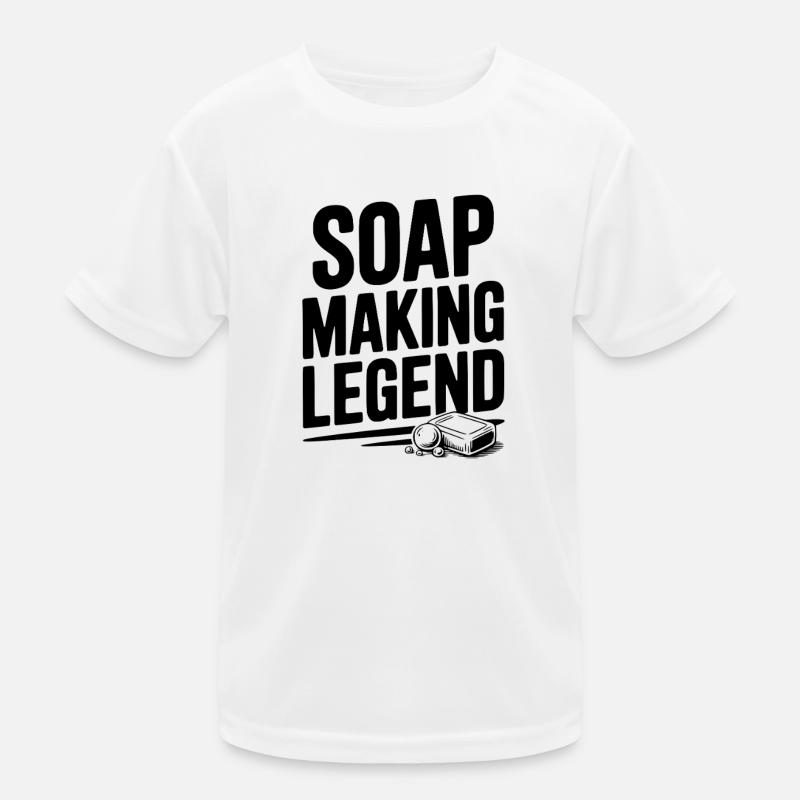 Soap Making Legend Kids Functional T-Shirt