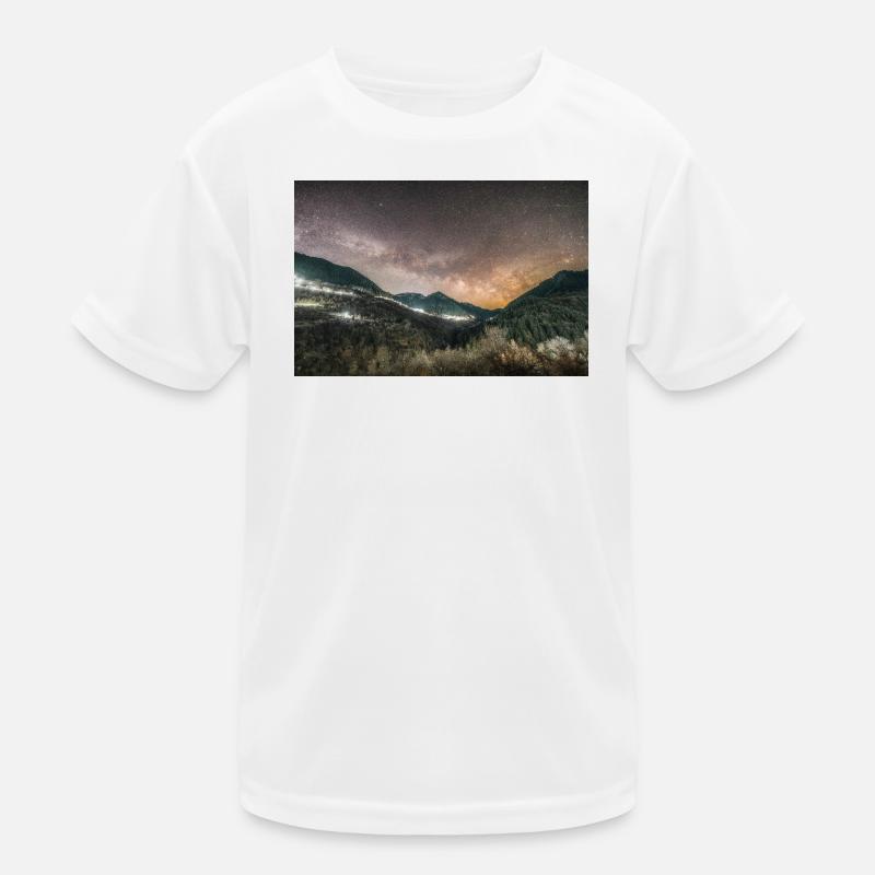 Die Milchstraße oberhalb der Agrafa-Berge Kinder Funktions-T-Shirt