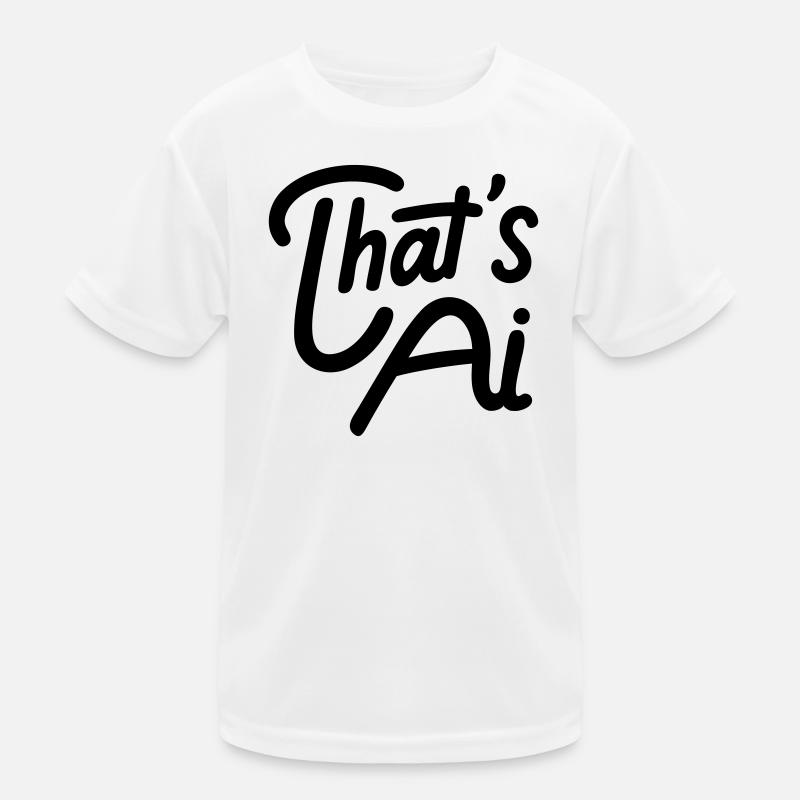 C’est la typographie manuscrite par IA T-shirt sport Enfant