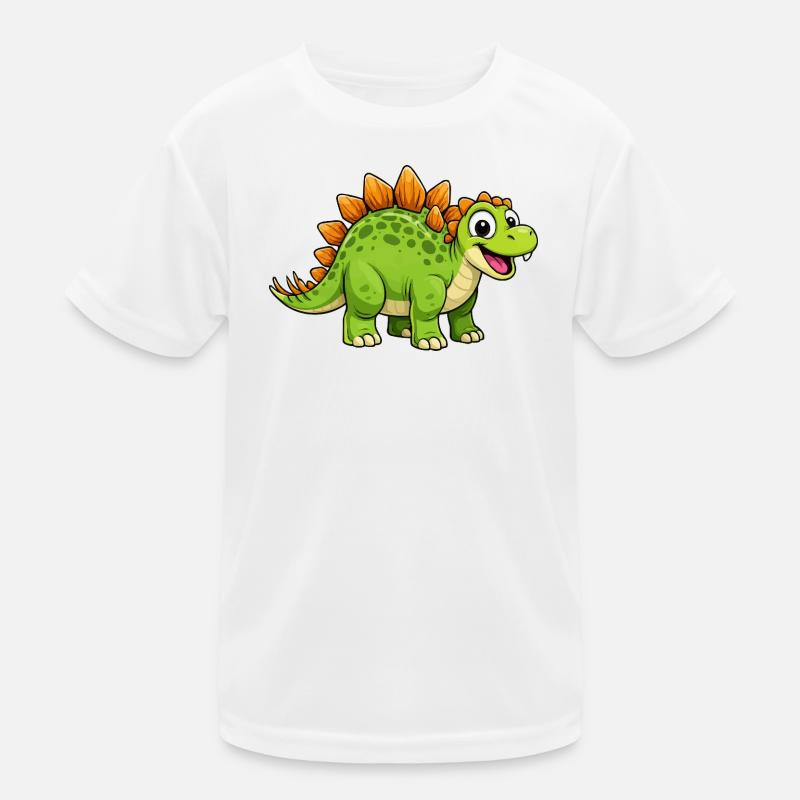 Dino Stegosaurus joyeux T-shirt sport Enfant