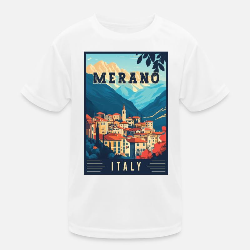 Explore Breathtaking Merano in Italy Kids Functional T-Shirt