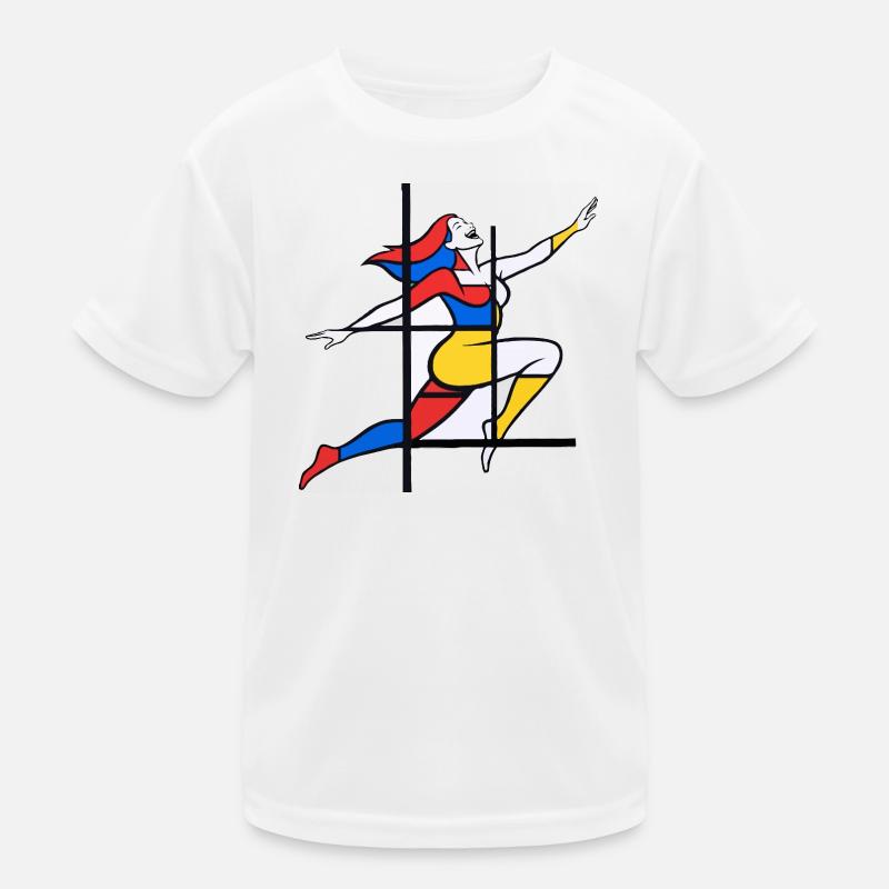 Mrs. Mondrian Kinder Funktions-T-Shirt