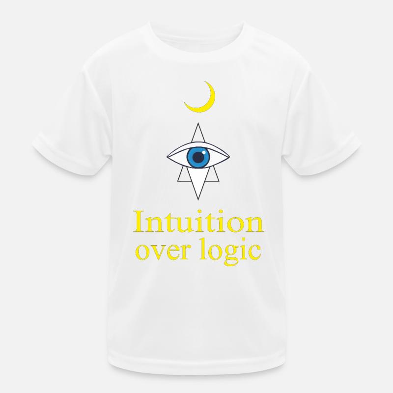 Intuition Over Logic Kids Functional T-Shirt