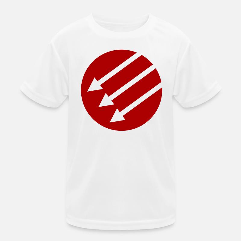 Iron Front / Eiserne Front / Järnfronten - Kinder Funktions-T-Shirt - Weiß