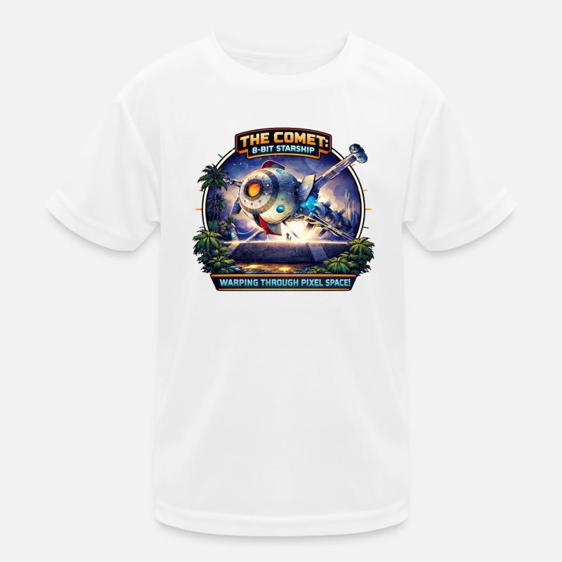 La Comète – Vaisseau 8-Bit T-shirt sport Enfant