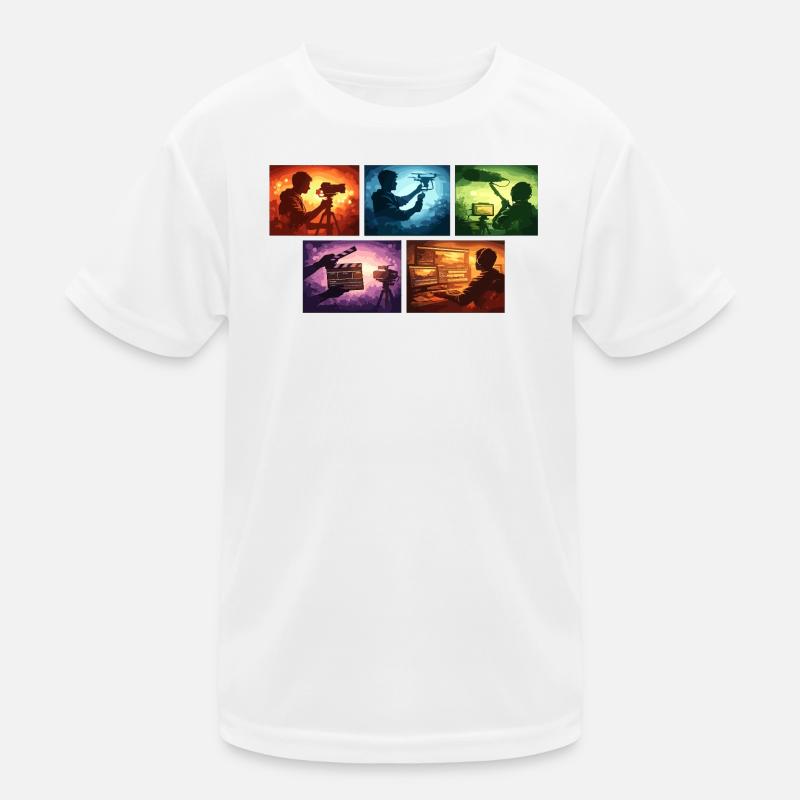 Production de scènes de caméra T-shirt sport Enfant