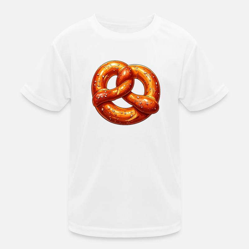 Brezel Kinder Funktions-T-Shirt
