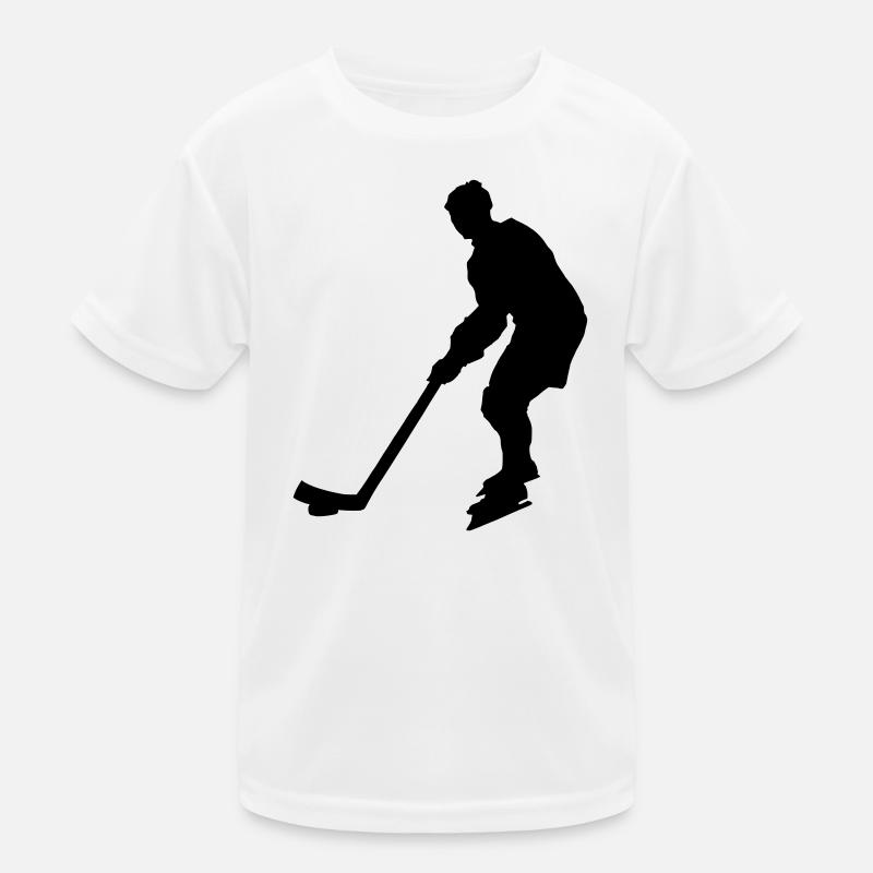 Eishockey Player - Kids Functional T-Shirt - white