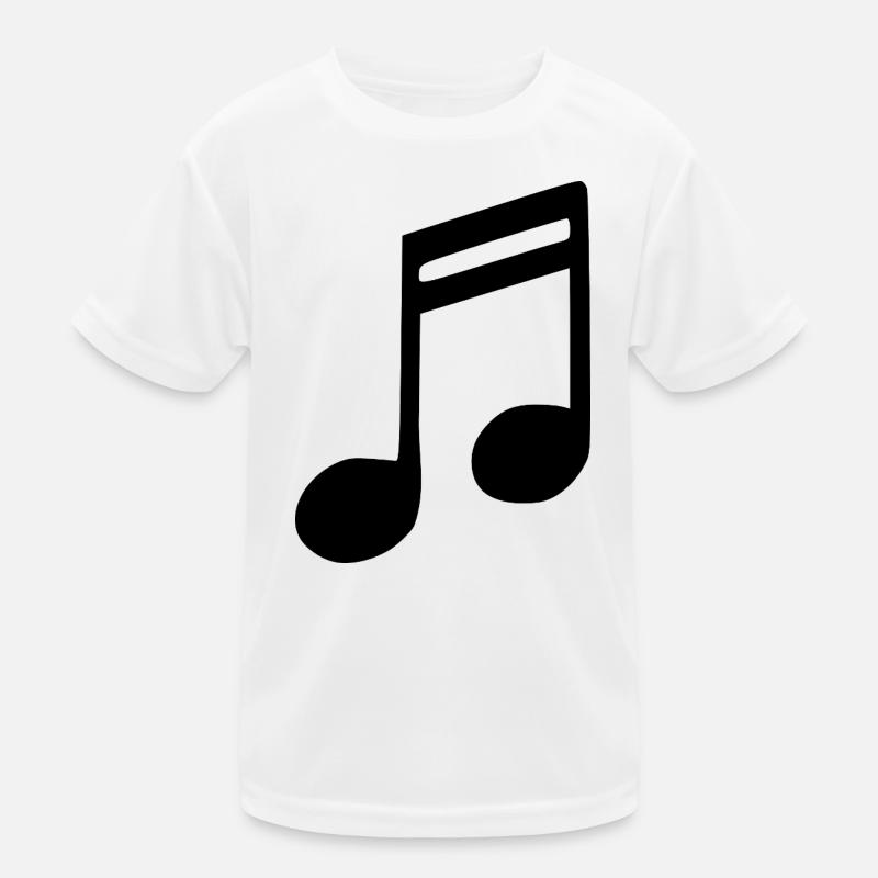 Music Note Music Note Black Kids Functional T-Shirt