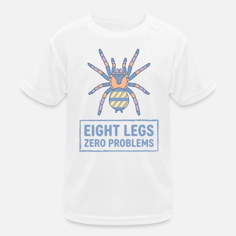 Eight Legs Zero Problems Tarantula Kids Functional T-Shirt