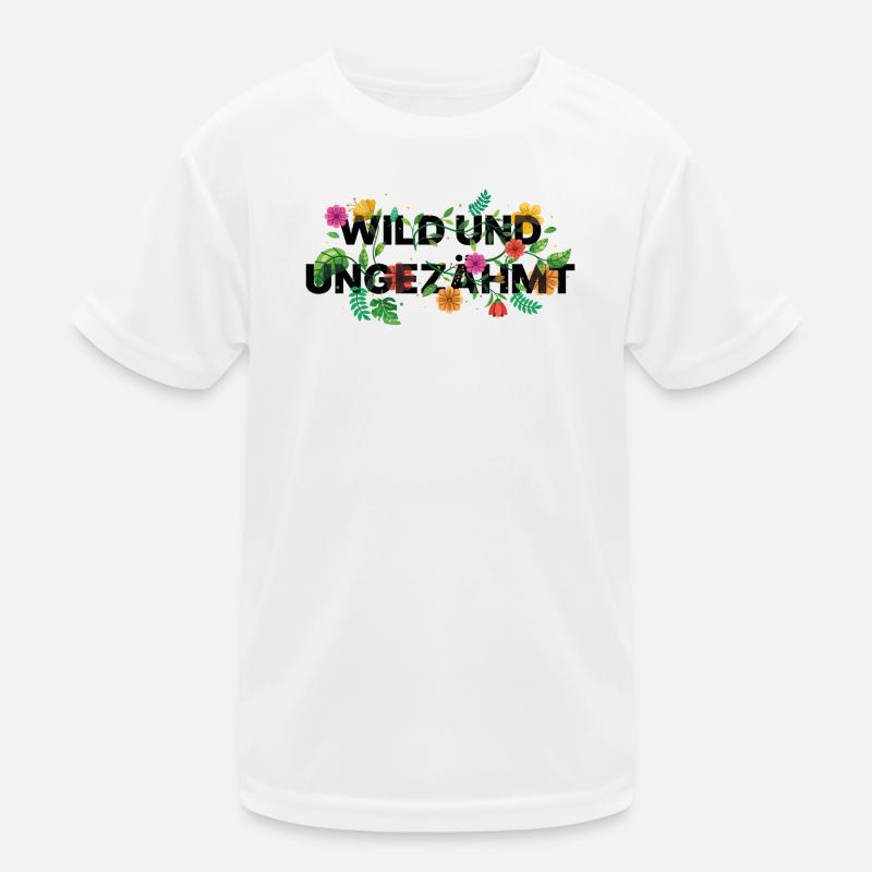 Indompté – Sortilège de Fleurs Sauvages Florales T-shirt sport Enfant