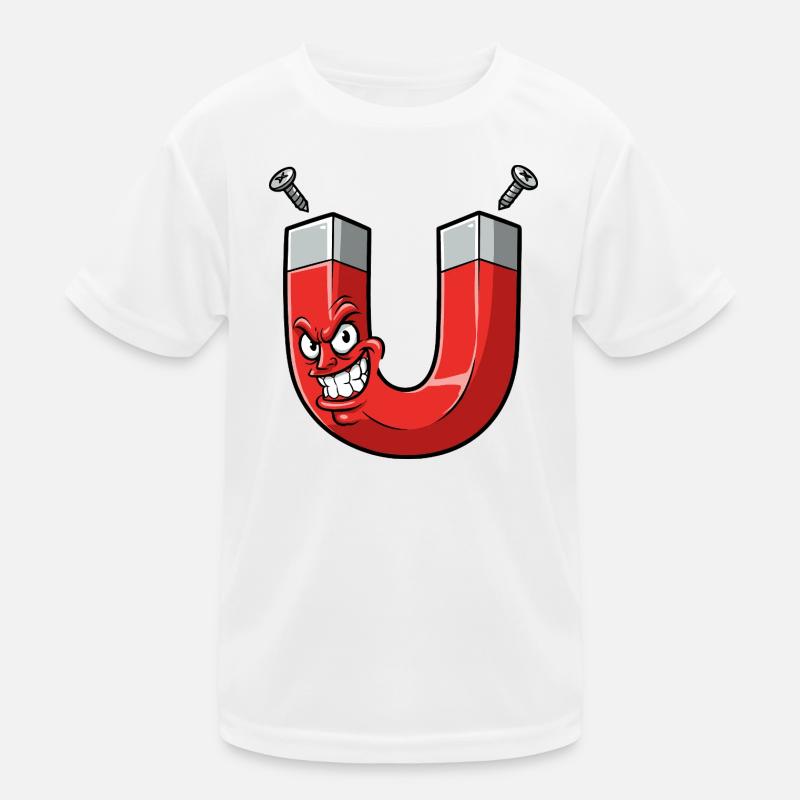 Dessin animé aimant en colère avec des vis T-shirt sport Enfant
