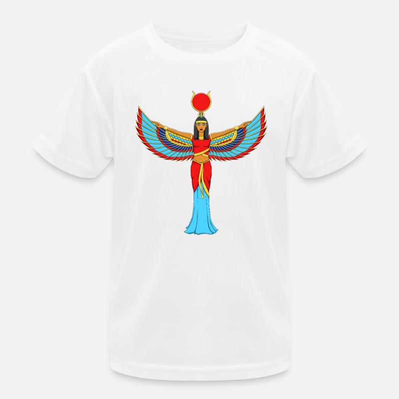 La déesse égyptienne Isis Art ailé T-shirt sport Enfant