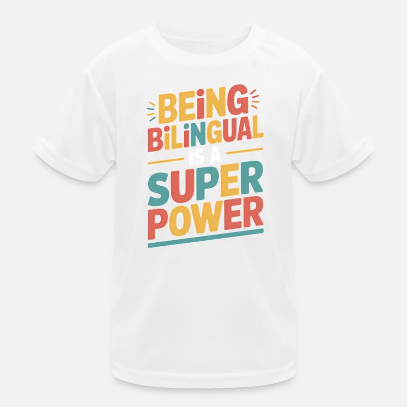 Foreign Language Sayings Funny Foreign Language Gift Kids Functional T-Shirt