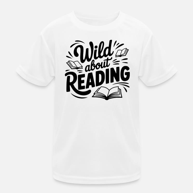 Wild about Reading Kids Functional T-Shirt