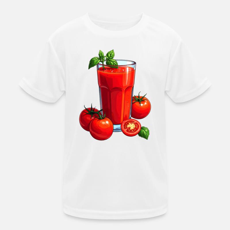 Tomatensaft Kinder Funktions-T-Shirt