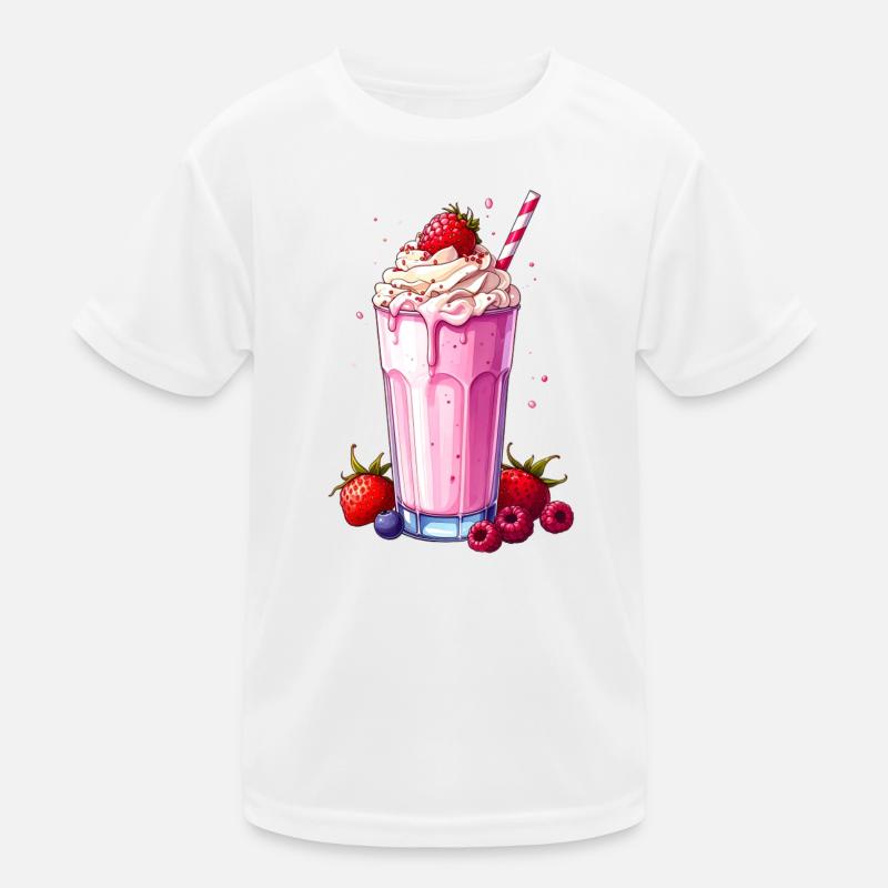 Milchshake Kinder Funktions-T-Shirt