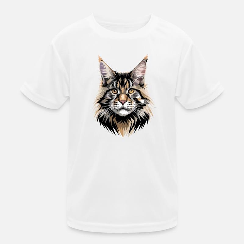 Maine Coon Chat Chat Maman Chat Maine Coon Chats T-shirt sport Enfant