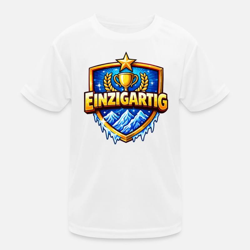 Einzigartig Trophy Wappen Kinder Funktions-T-Shirt