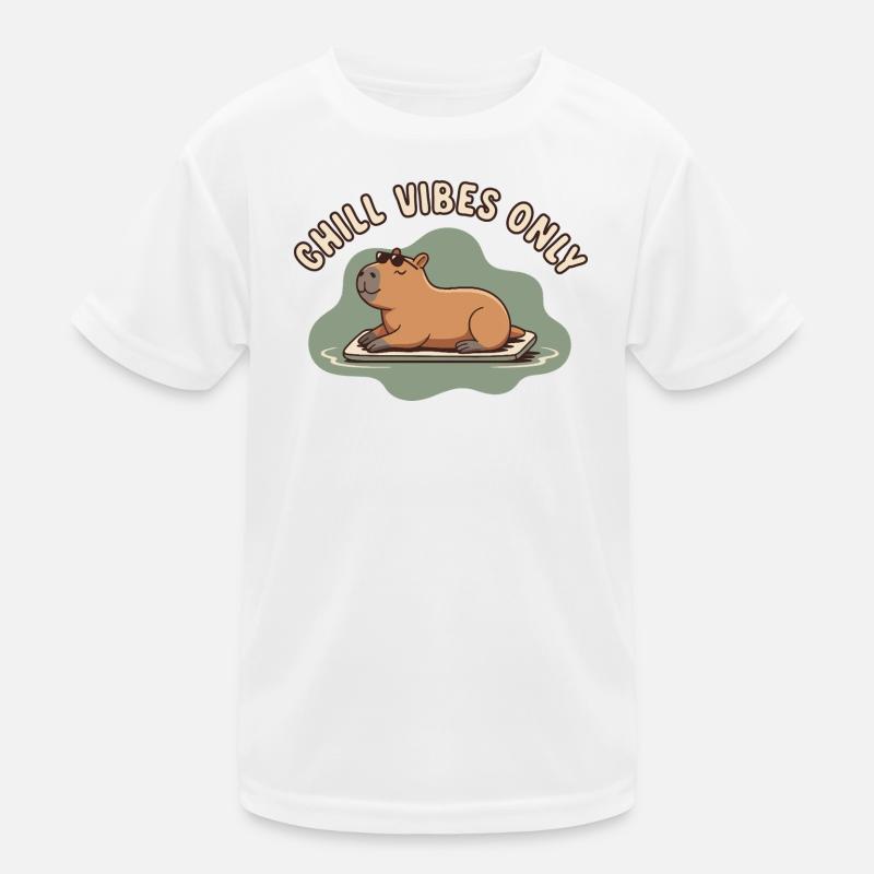 Ambiance détendue : Juste du capybara Watershine T-shirt sport Enfant