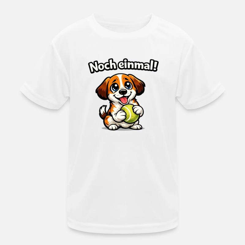 Chien Encore une fois drôle de dire T-shirt sport Enfant
