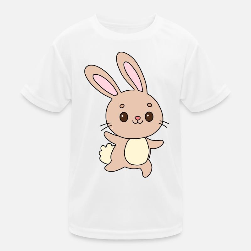 Pastel Bunny Cheer T-shirt sport Enfant