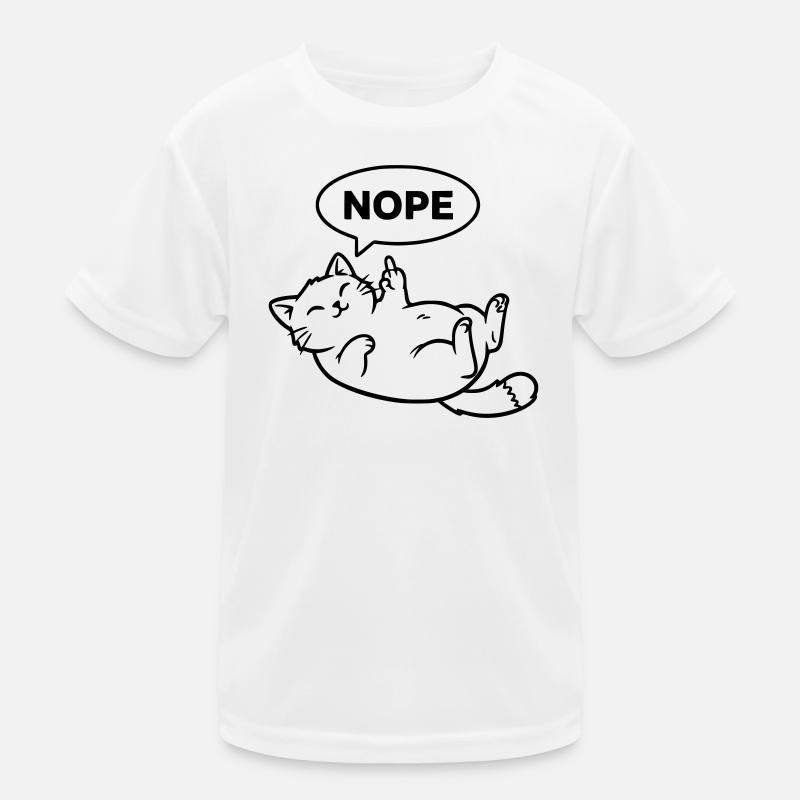 Plan du chat qui rire non T-shirt sport Enfant