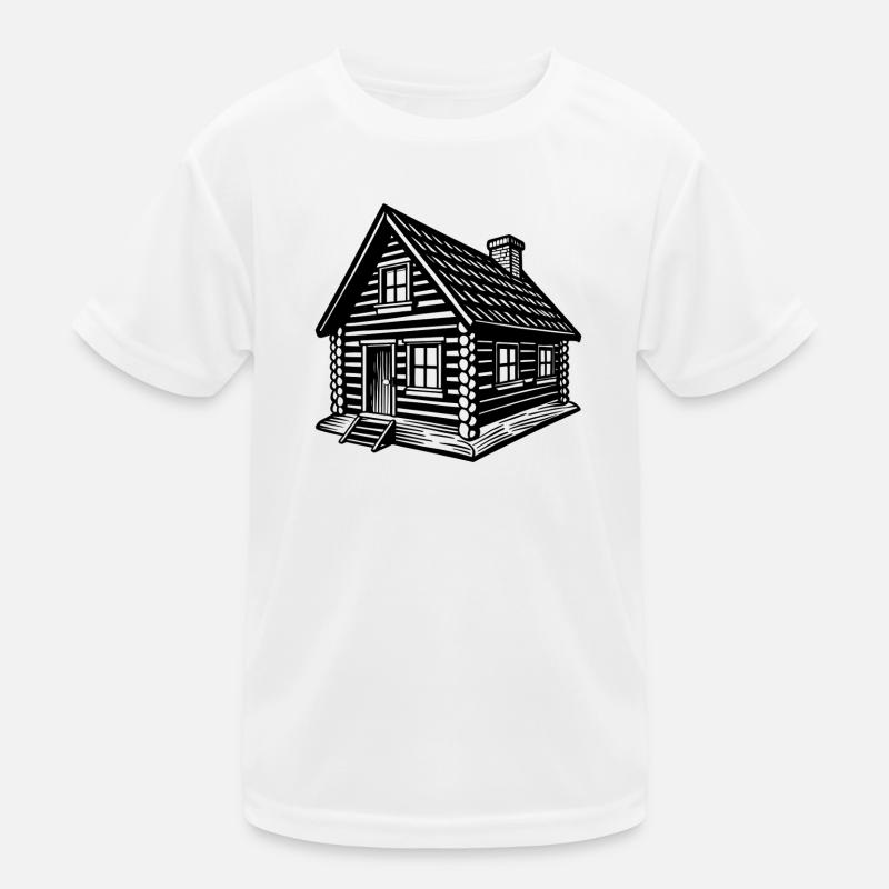 Log cabin Kids Functional T-Shirt