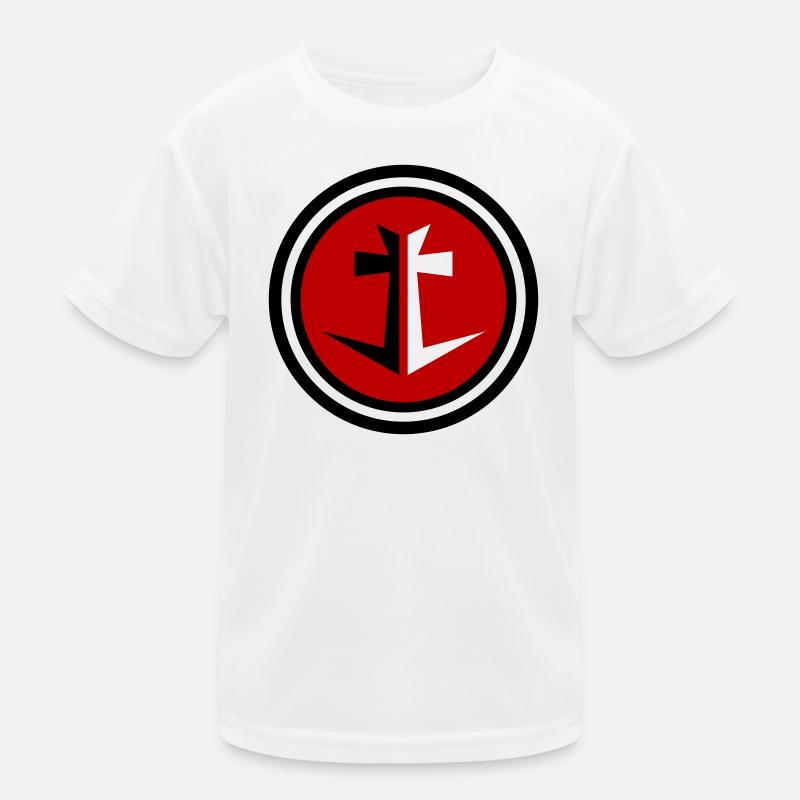 Anker Motiv Wappen Kinder Funktions-T-Shirt