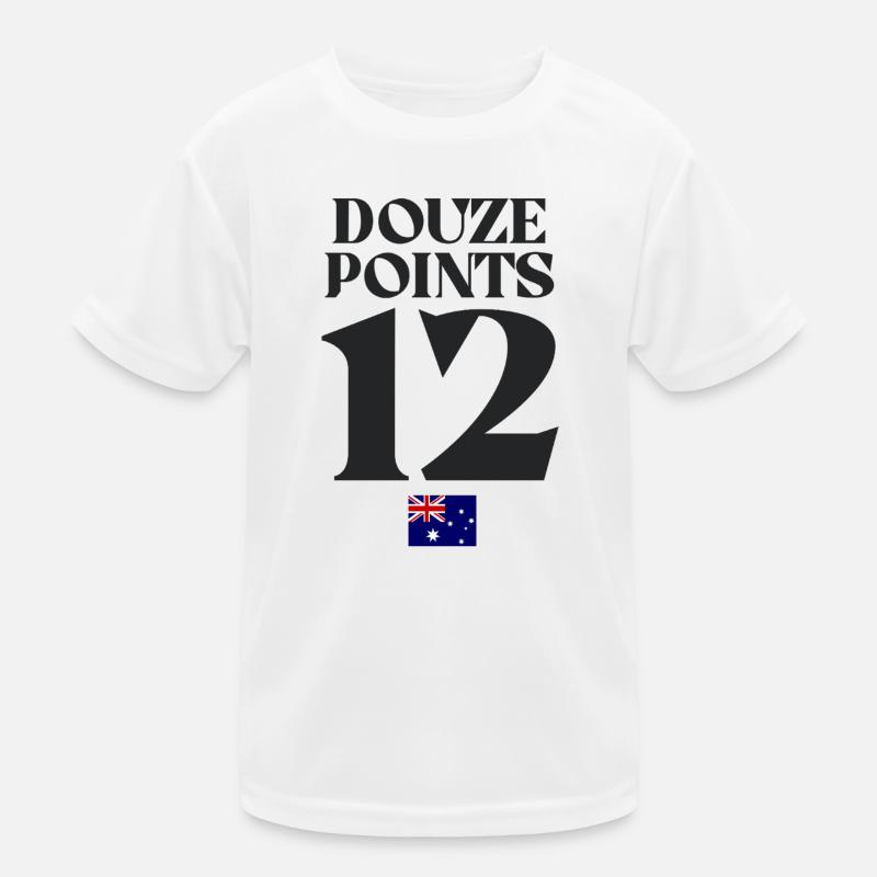 Douze Points Australie Eurovision T-shirt sport Enfant