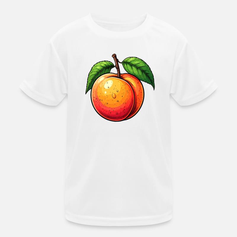 Peach Kids Functional T-Shirt