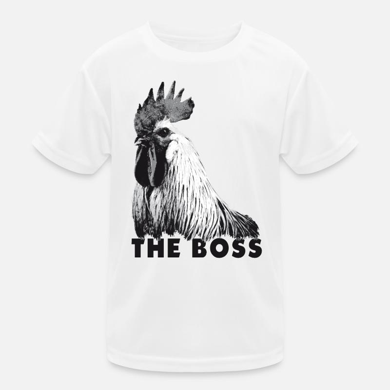 Fans de poulet - Coq - Coq - Chefsache - Chef T-shirt sport Enfant