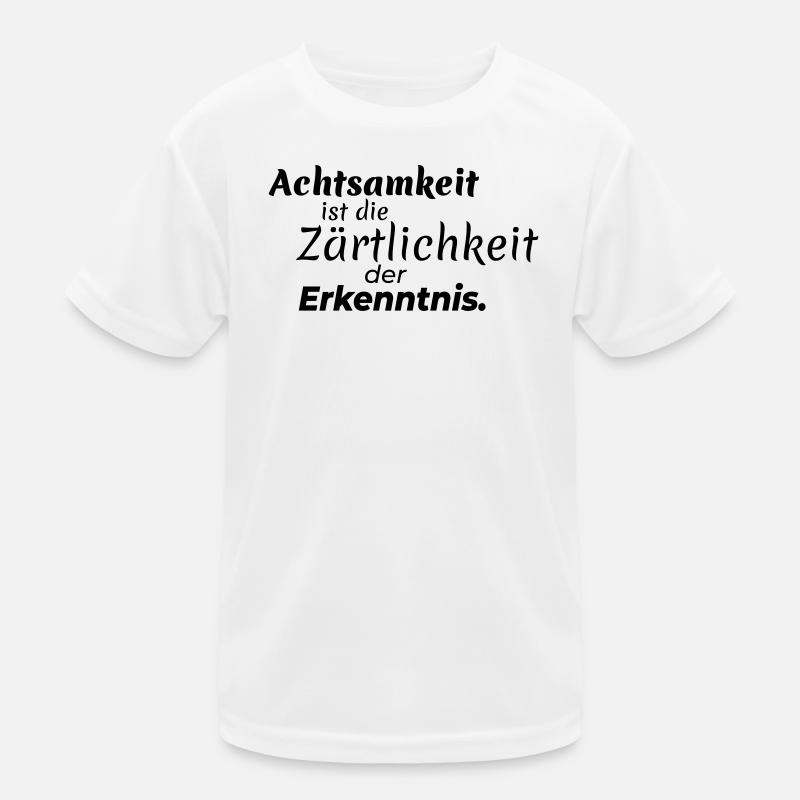 Achtsamkeit Zärtlichkeit Kinder Funktions-T-Shirt