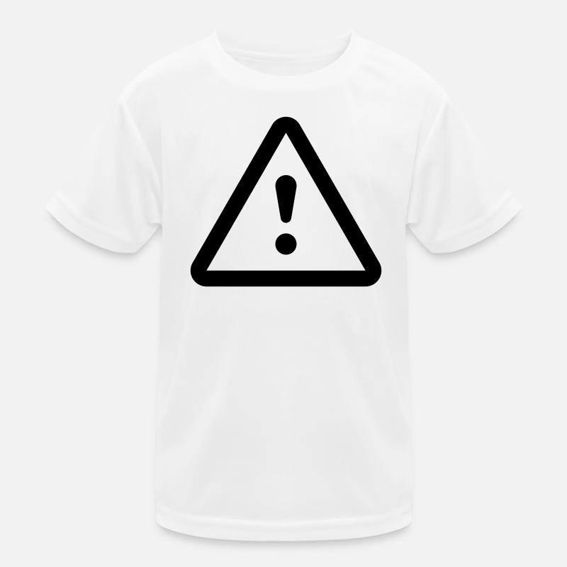 Danger Attention Danger Kids Functional T-Shirt