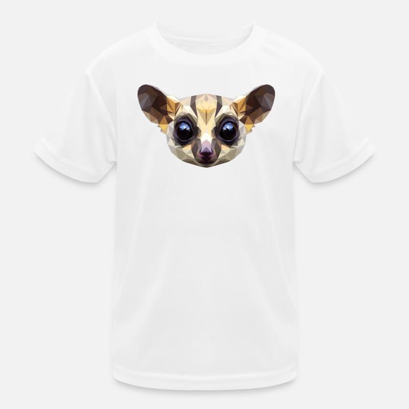 Galago Buisson Bébé Singe Galagos Singe Mignon Galago T-shirt sport Enfant