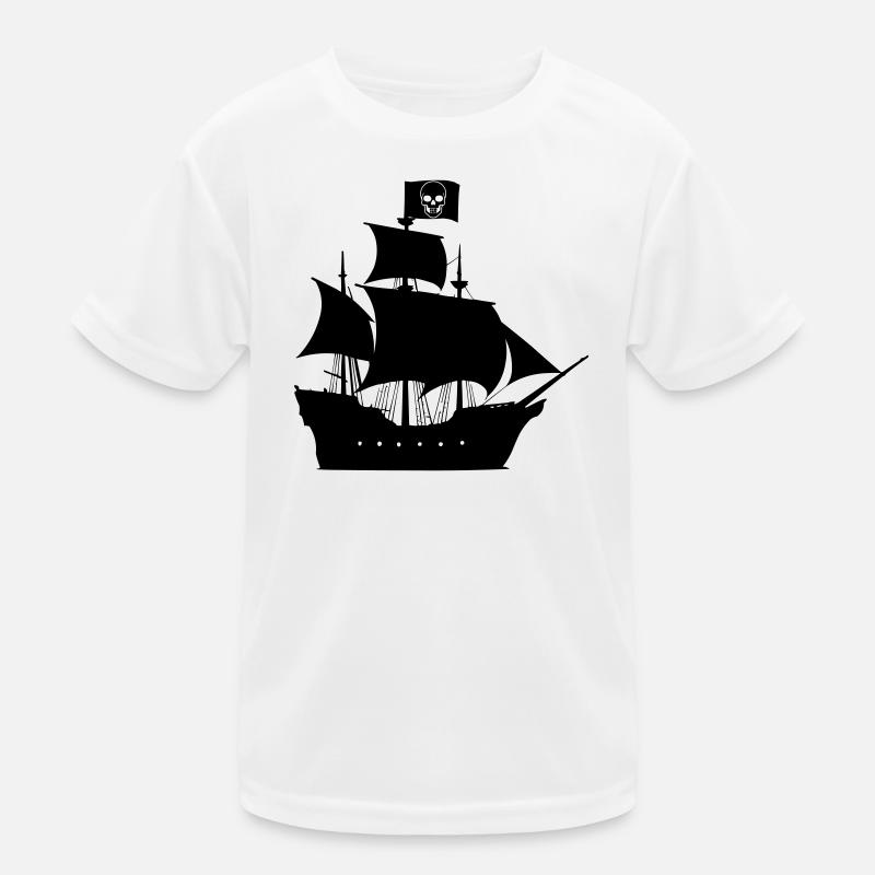 Pirate ship Kids Functional T-Shirt