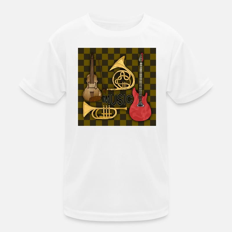 Musikinstrumente Kinder Funktions-T-Shirt