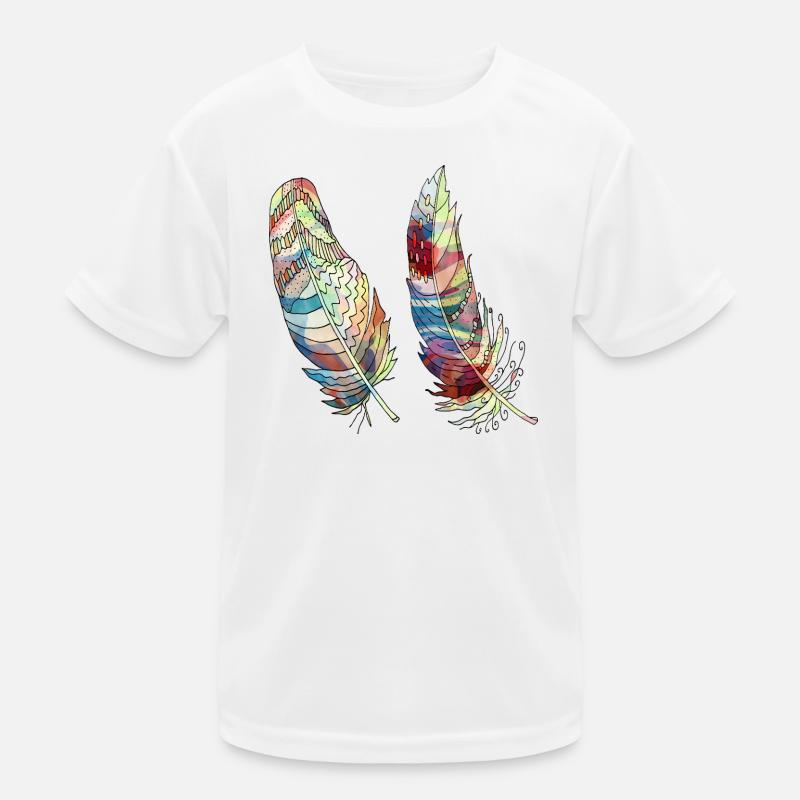 Feder Kinder Funktions-T-Shirt