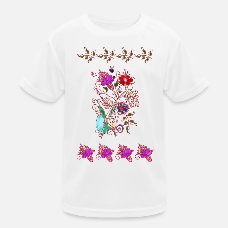 Fleur T-shirt sport Enfant