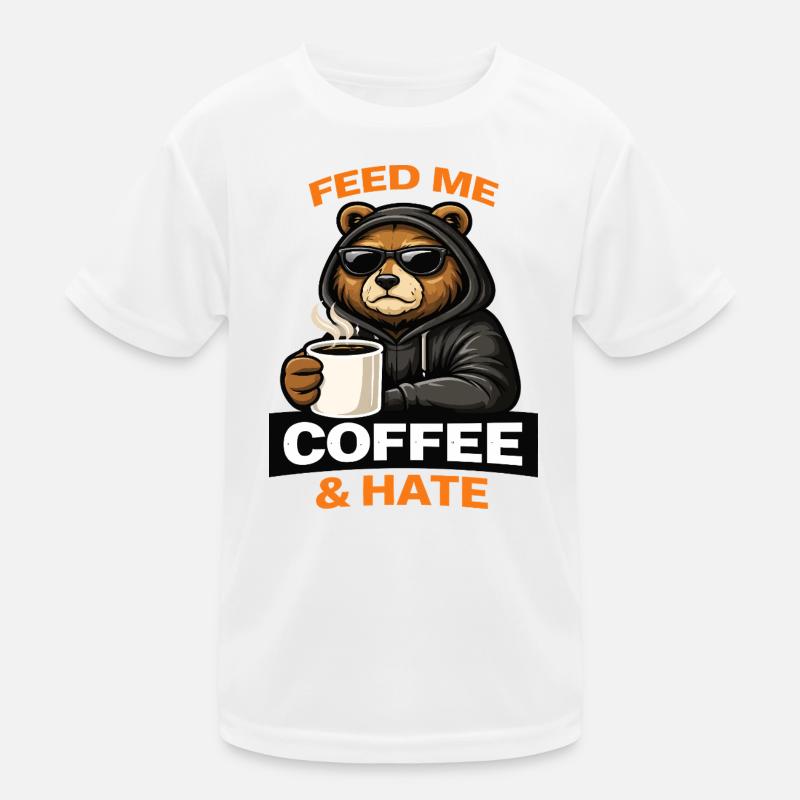 Grumpy Bear Kaffee-Einstellung Kinder Funktions-T-Shirt