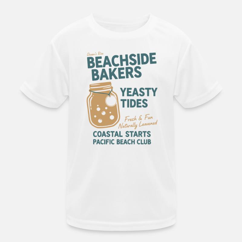 Sourdough Bread Baking Aesthetics Design Kids Functional T-Shirt
