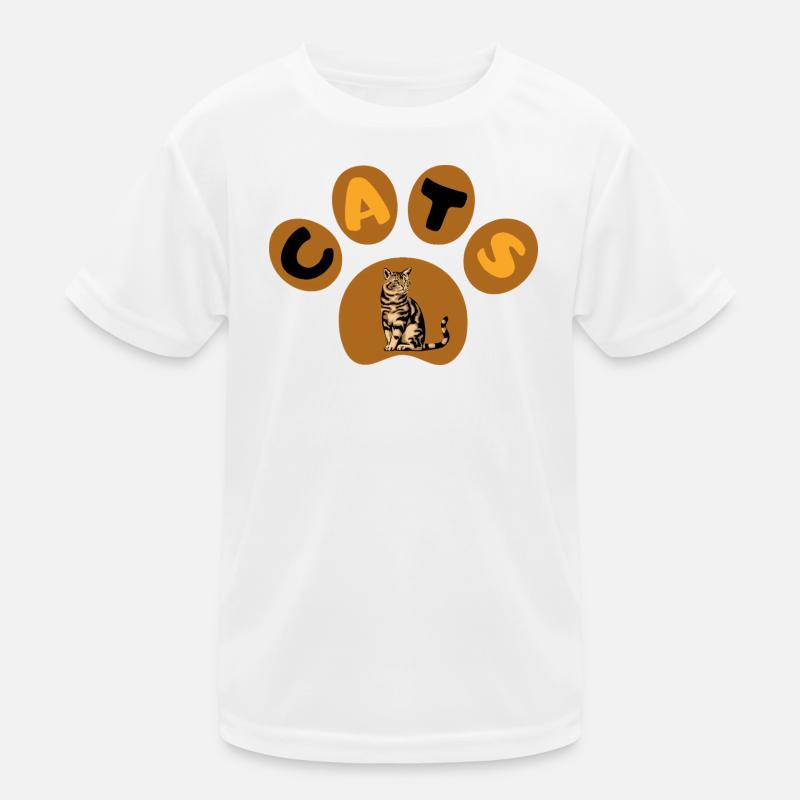 cat Kinder Funktions-T-Shirt