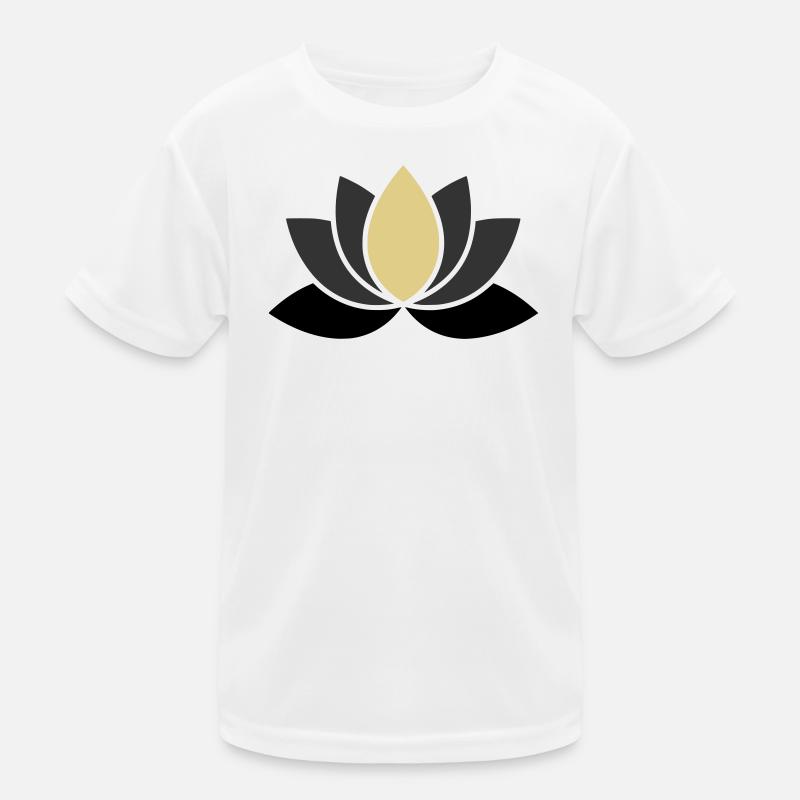 Noble Lotus Flower Spa Wellness T-shirt sport Enfant