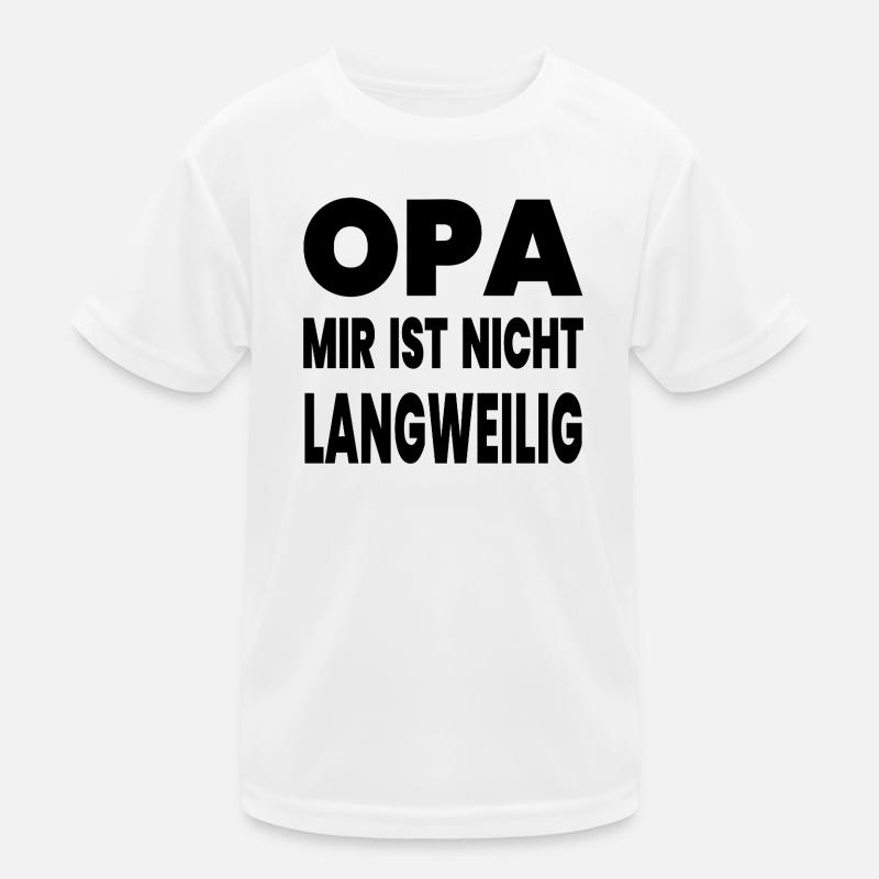 Opa Kinder Funktions-T-Shirt