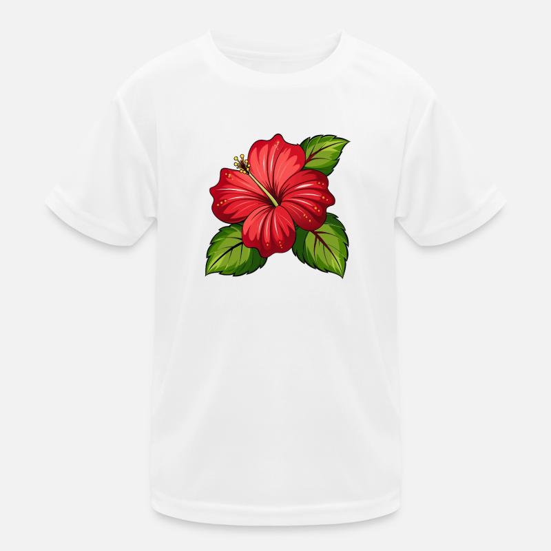 Hibiskusblüte Kinder Funktions-T-Shirt