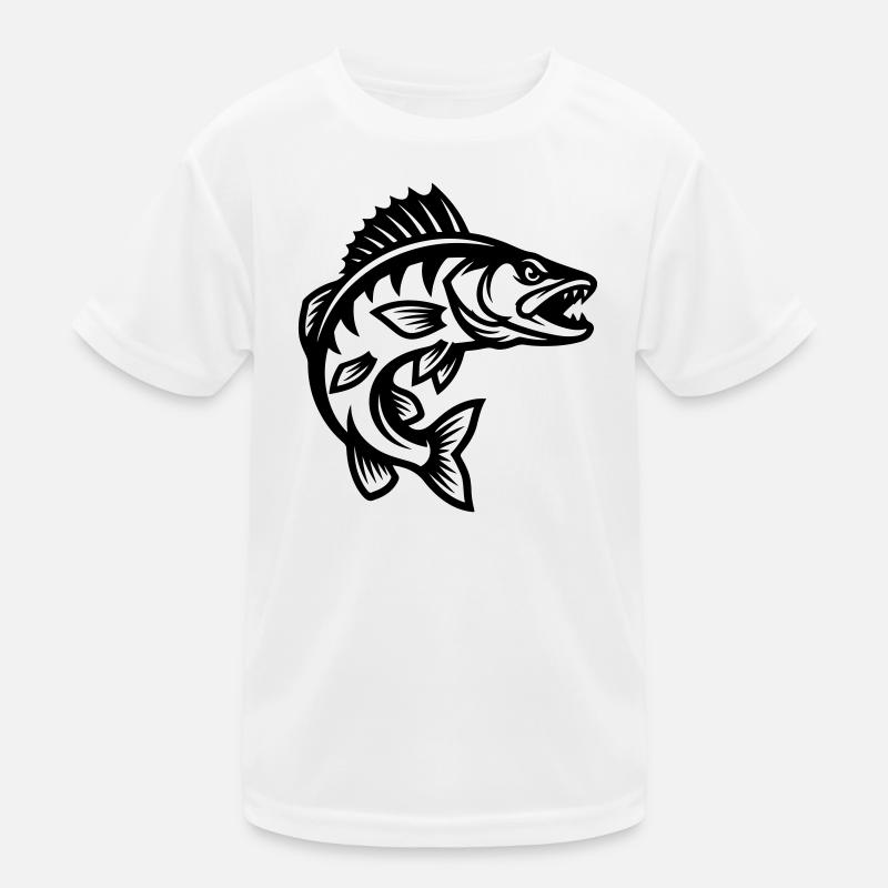 Pike Fish Kids Functional T-Shirt