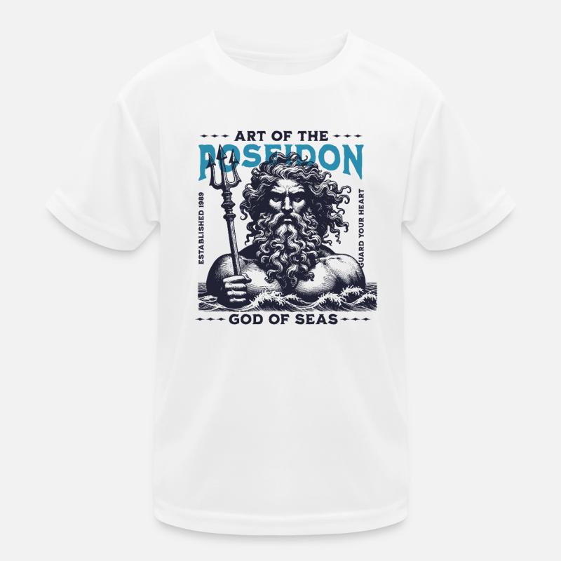 Poseidon Meeresgott  Kinder Funktions-T-Shirt