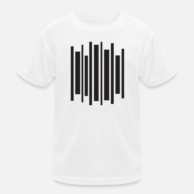 Geometrischer Equalizer-Impuls Kinder Funktions-T-Shirt