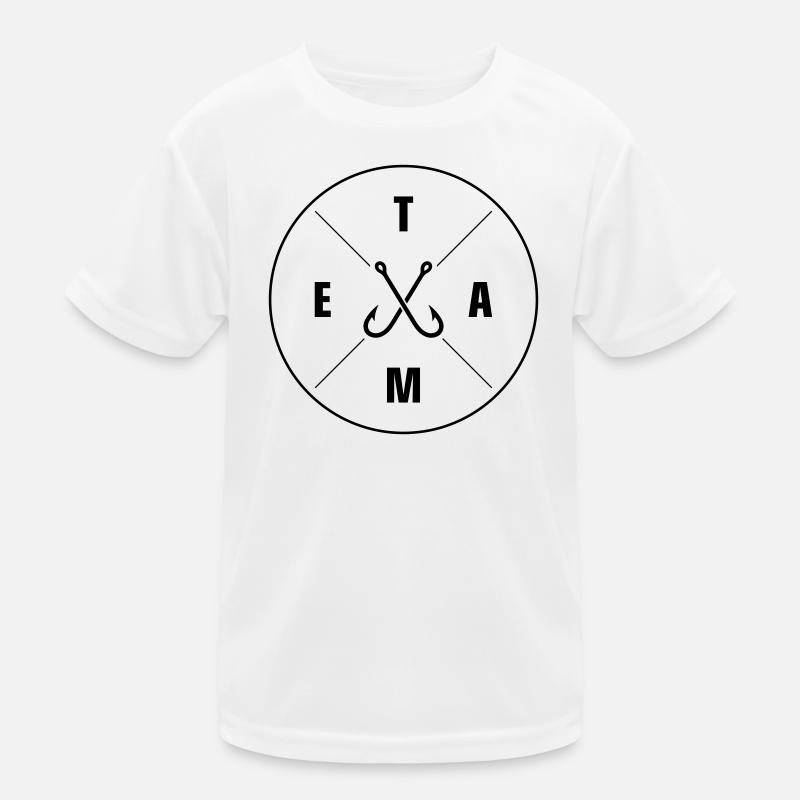 Équipe de pêche Angeln T-shirt sport Enfant