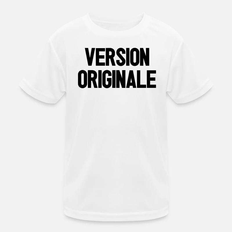 VERSION ORIGINALE !   T-shirt sport Enfant